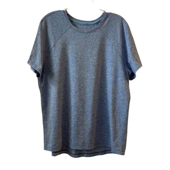 Lululemon Men's Blue Short Sleeve Crew Neck T-Shirt Size M - Picture 1 of 9